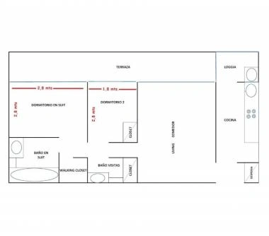 $450.000 depto 2 dormitorios - $480 .000 c estacionamiento