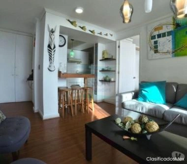 COCHOA- ARRIENDO DEPTO AMOBLADO 1D1B CON VISTA AL MAR