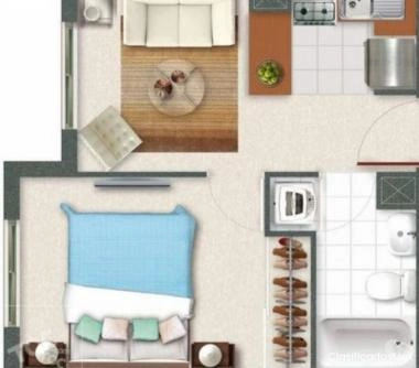 Departamento Amoblado 1D 1B Nataniel Cox