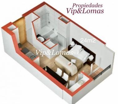 Departamento NUEVO 1D PAICAVI CON CRUZ CONCEPCIÓN