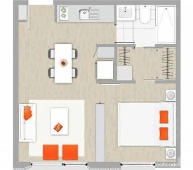 ARRIENDO DEPARTAMENTO 1D+1B EDIFICIO AVANTGARDE