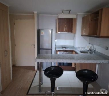 Arriendo departamento amoblado, sector centro.