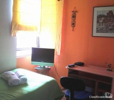 Cálida y cómoda habitación amoblada con baño privado