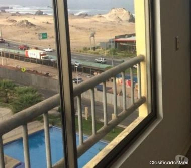 Departamento 3D 2B condominio piscinas vista al mar