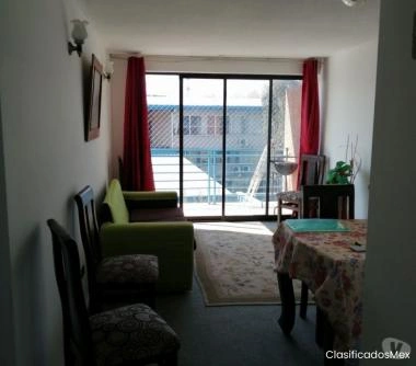 Departamento amoblado amplio en condominio