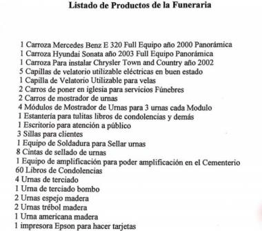 Funeraria mas casa habitacional