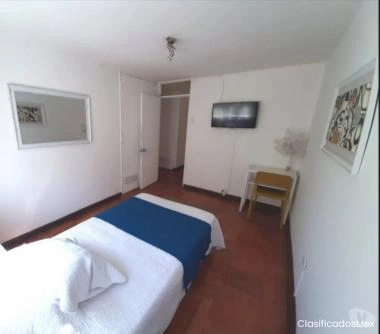 Habitaciones amobladas a pasos del metro línea 1