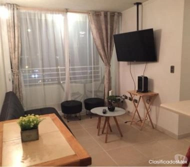 Se arrienda departamento amoblado condominio Palermo