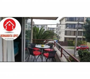 Se arrienda departamento full amoblado, Reñaca