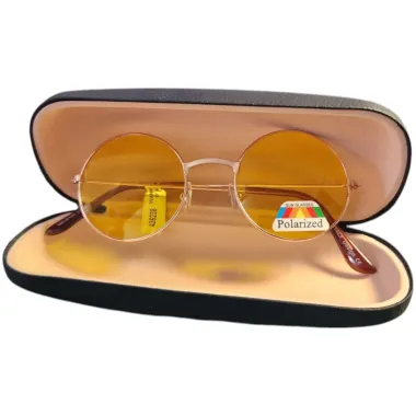 LENTES VISION NOCTURNA TIPO LENNON POLARIZADOS Y SERIAL NC57