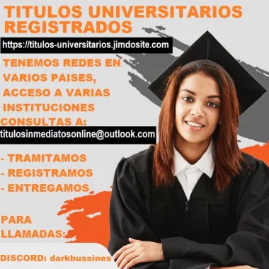 TITULOS UNIVERSITARIOS CON REGISTROS LEGALES
